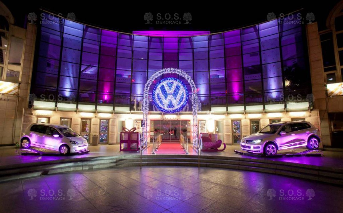 Светящийся логотип Volkswagen