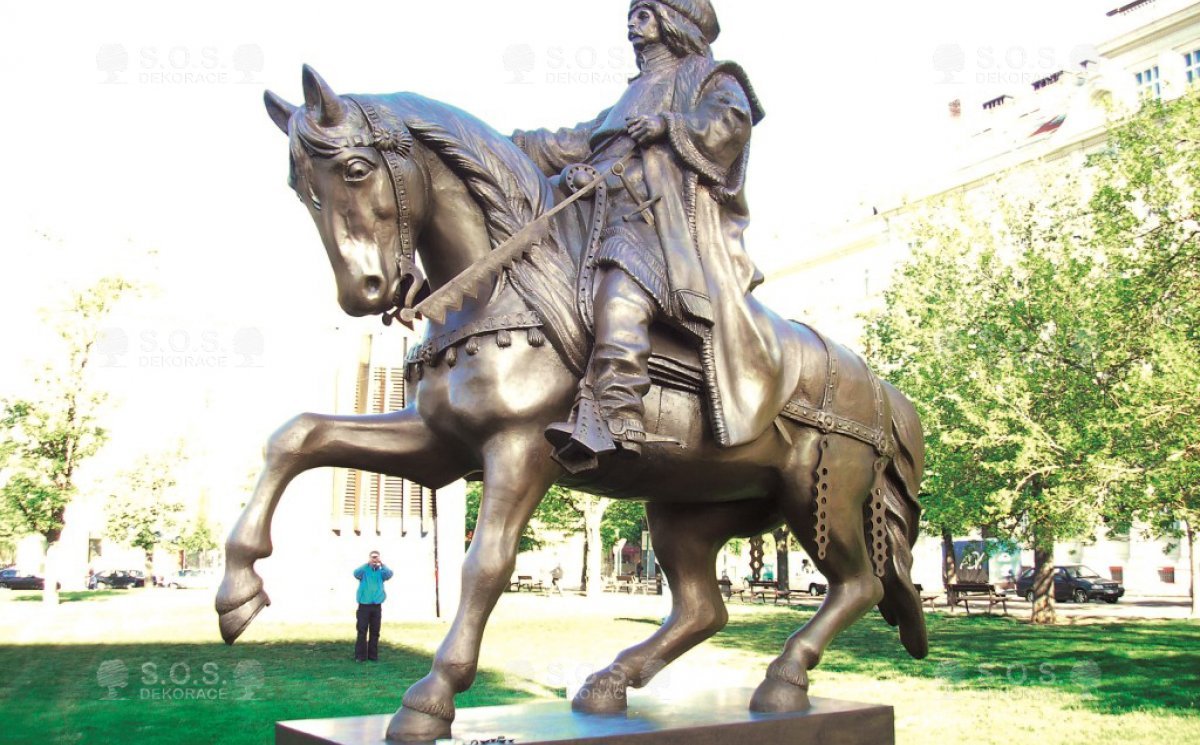 Скульптура Jiřího z Poděbrad